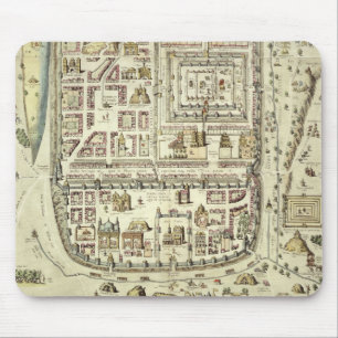 Mousepad Mapa de Jerusalem e dos arredores, 'de C