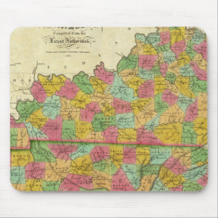 Mousepad Mapa de Kentucky e Tennessee