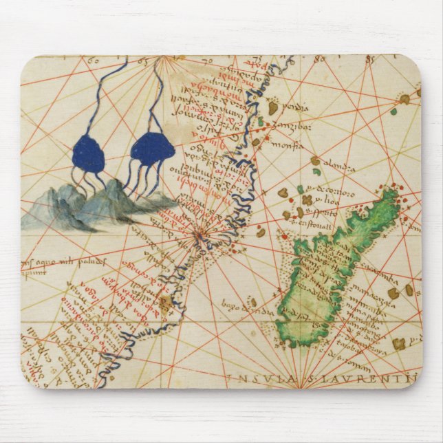 Mousepad Mapa de Madagascar (Frente)