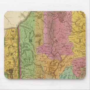 Mousepad Mapa de Maine New Hampshire e Vermont