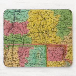 Mousepad Mapa de Massachusetts e Connecticut
