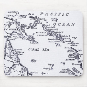 Mousepad Mapa de Melanesia