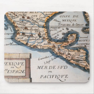 Mousepad Mapa de México ou da espanha nova   1625