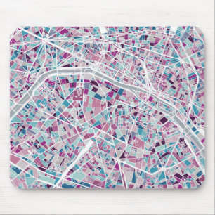 Mousepad Mapa de Paris France