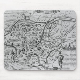 Mousepad Mapa de Roma antiga