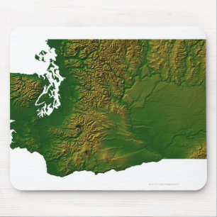 Mousepad Mapa de Washington 3
