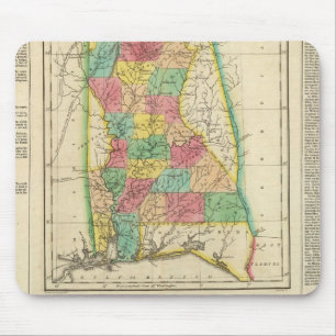 Mousepad Mapa Do Alabama