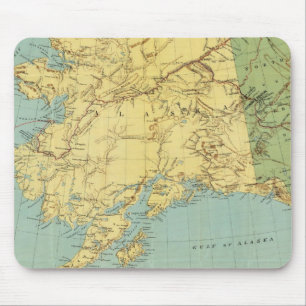 Mousepad Mapa do Alasca de Rand McNally