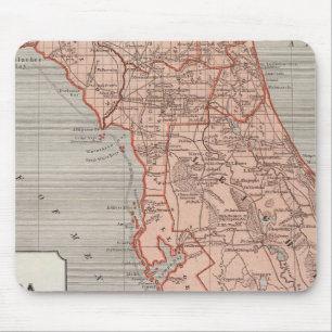 Mousepad Mapa do Atlas da Flórida
