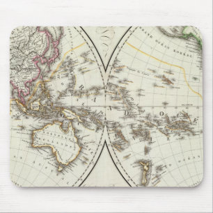 Mousepad Mapa do Atlas de Paris