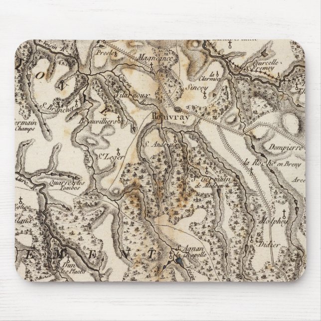 Mousepad Mapa do Atlas Morvan (Frente)
