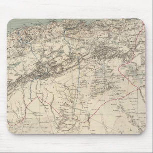 Mousepad Mapa do Atlas na Argélia