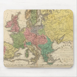 Mousepad Mapa do Atlas Religioso da Europa