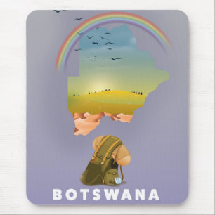 Mousepad Mapa do Botsuana