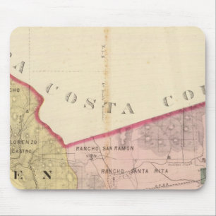 Mousepad Mapa do Condado de Alameda
