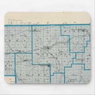 Mousepad Mapa do Condado de Crawford