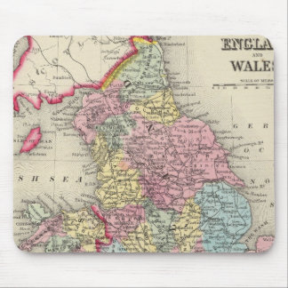 Mousepad Mapa Do Condado De Inglaterra E Do País De Gales