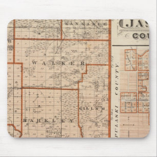 Mousepad Mapa do condado de Jasper