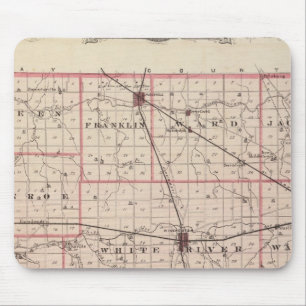 Mousepad Mapa do condado de Randolph