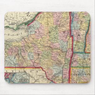 Mousepad Mapa Do Condado Dos Estados De Nova Iorque