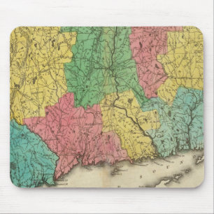 Mousepad Mapa Do Connecticut