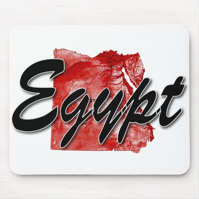 Mousepad Mapa do Egito (Frente)