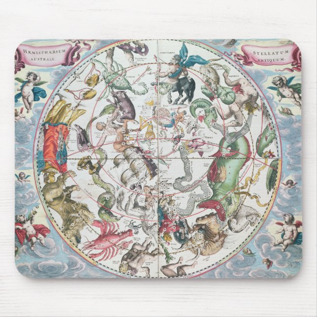 Mousepad Mapa do hemisfério sul 2 (Frente)