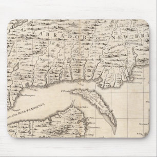 Mousepad Mapa do Império Britânico na América 1