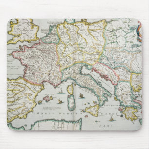 Mousepad Mapa do império de Charlemagne