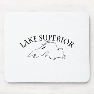 Mousepad Mapa do Lago Superior