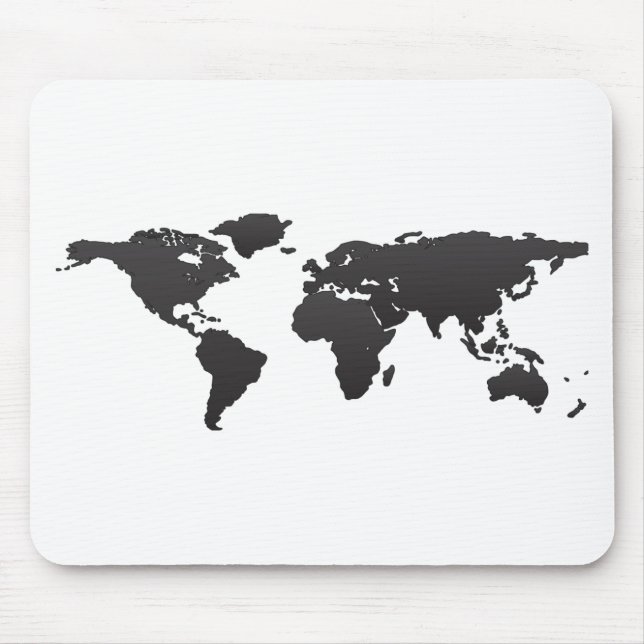 Mousepad Mapa do mundo (Frente)