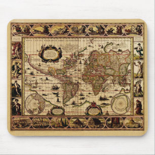 Mousepad Mapa do mundo 1635