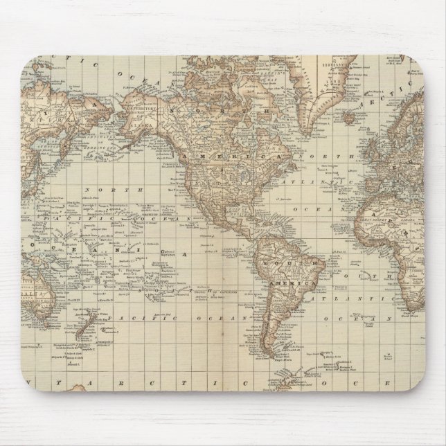 Mousepad Mapa do Mundo 2 (Frente)