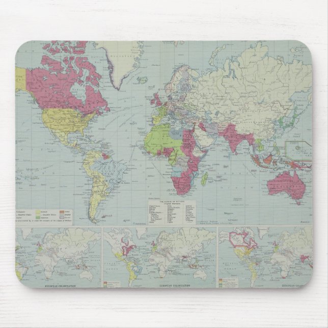Mousepad Mapa do Mundo 20 (Frente)