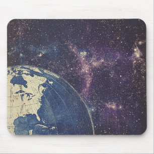 Mousepad Mapa do Mundo Vintage Celestial (1)