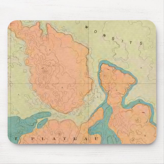 Mousepad Mapa Do Planalto De Uinkaret (Frente)