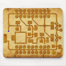 Mapa do tapete do rato do D&D