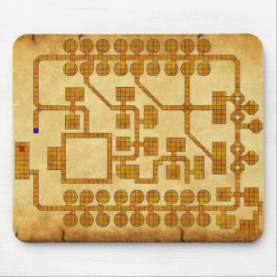 Mousepad Mapa do tapete do rato do D&D