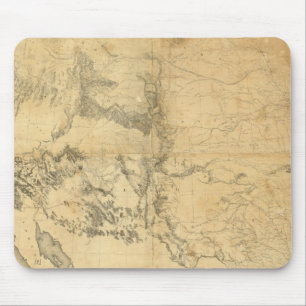 Mousepad Mapa do Território dos Estados Unidos