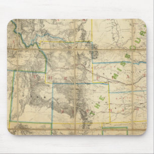Mousepad Mapa Do Território Dos Estados Unidos 2