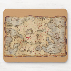 Mousepad Mapa do tesouro