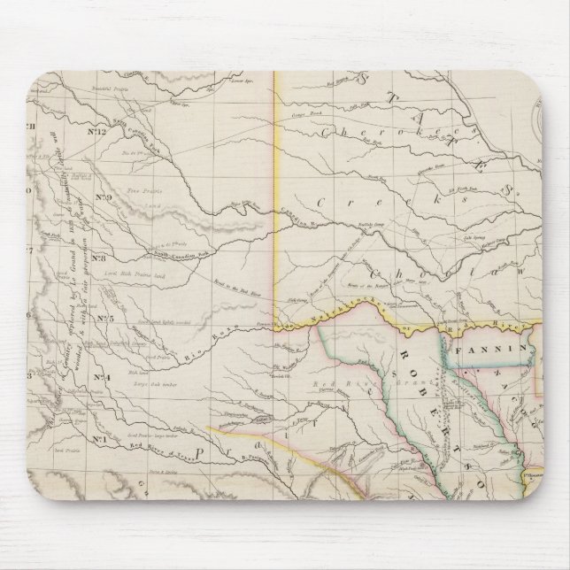Mousepad Mapa do Texas (Frente)