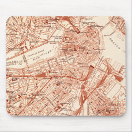 Mousepad Mapa do Vintage em Boston