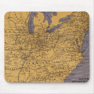 Mousepad Mapa dos Estados do Atlântico