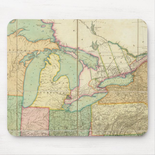 Mousepad Mapa dos Estados Unidos 6 (Frente)