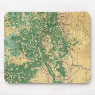 Mousepad Mapa Econômico do Colorado