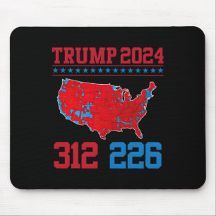 Mousepad Mapa Eleitoral 2024 312 Vermelho 2024 Resultados d