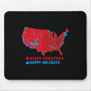 Mousepad Mapa Eleitoral 2024 Merry Christmas Trump
