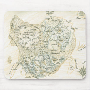 Mousepad Mapa etiquetado de Trino