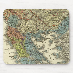 Mousepad Mapa etnográfico do Império Otomano